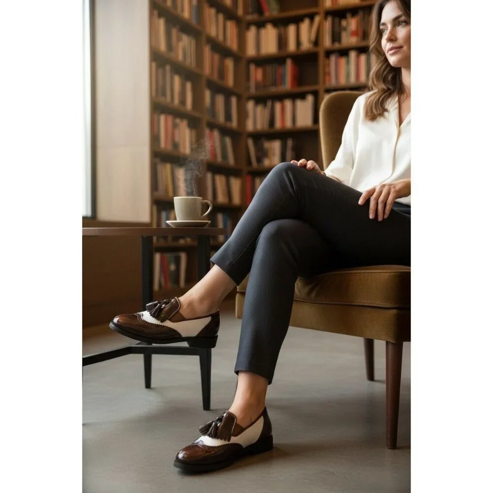 Larosa Women’s Leather Tassel Loafers – Size 9 - BRAND NEW! - Picture 2 of 7